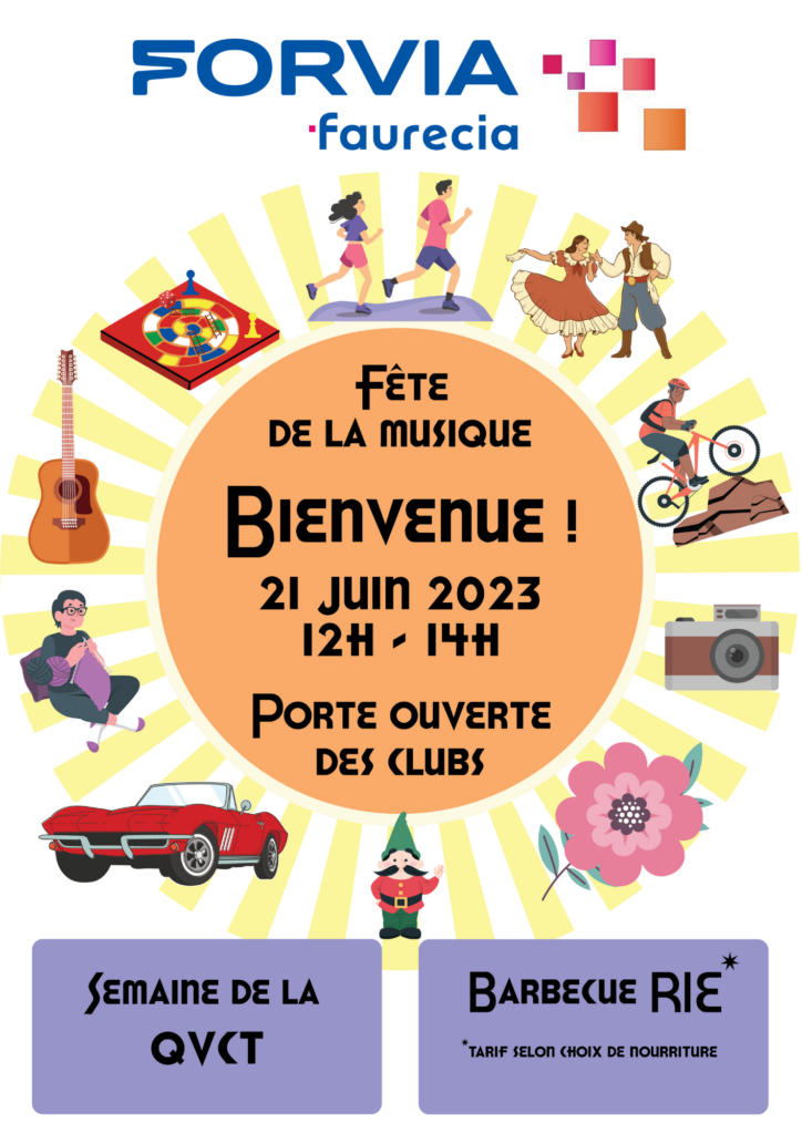 Affiche évènement 21 juin Faurecia Caligny