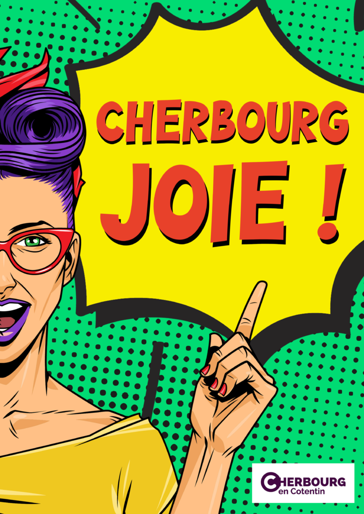 Affiche Cherbourg joie Valmont LACLARE